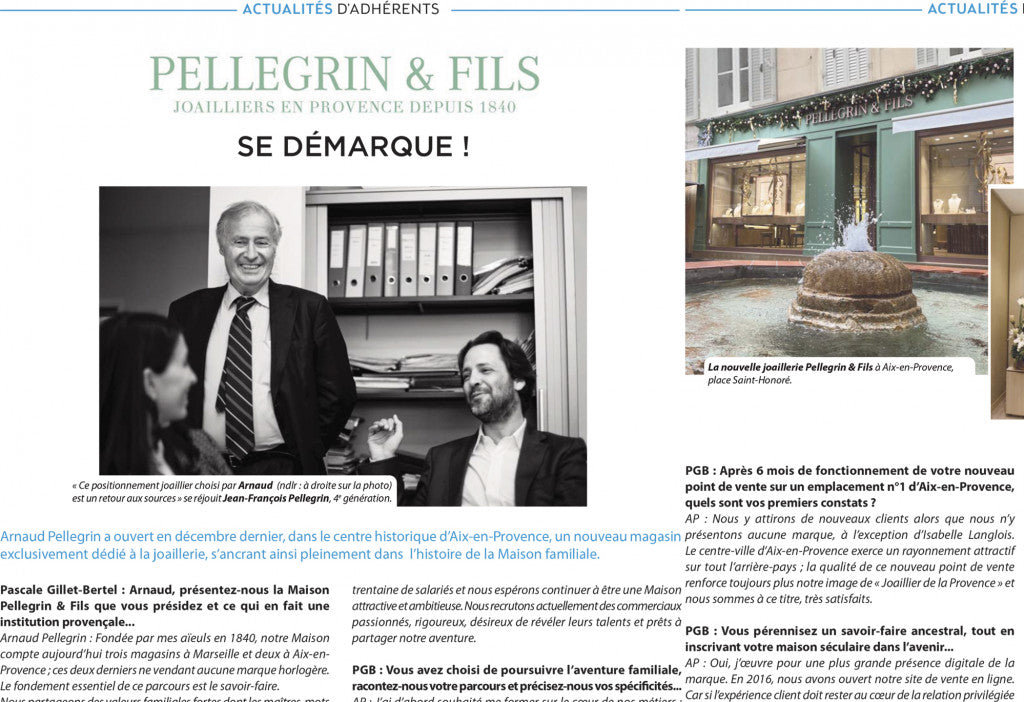 Pellegrin & Fils se démarque