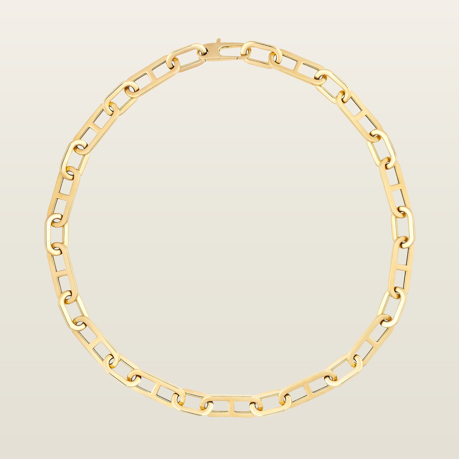 Maille MarineCollier, or, maille plate - BEH