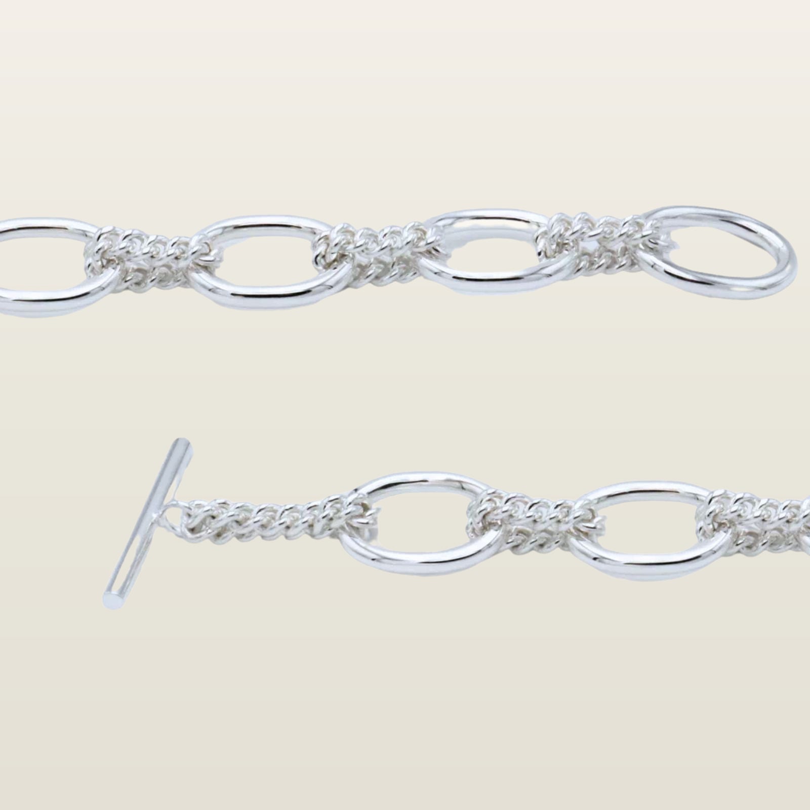 Bracelet Anneaux et Maille