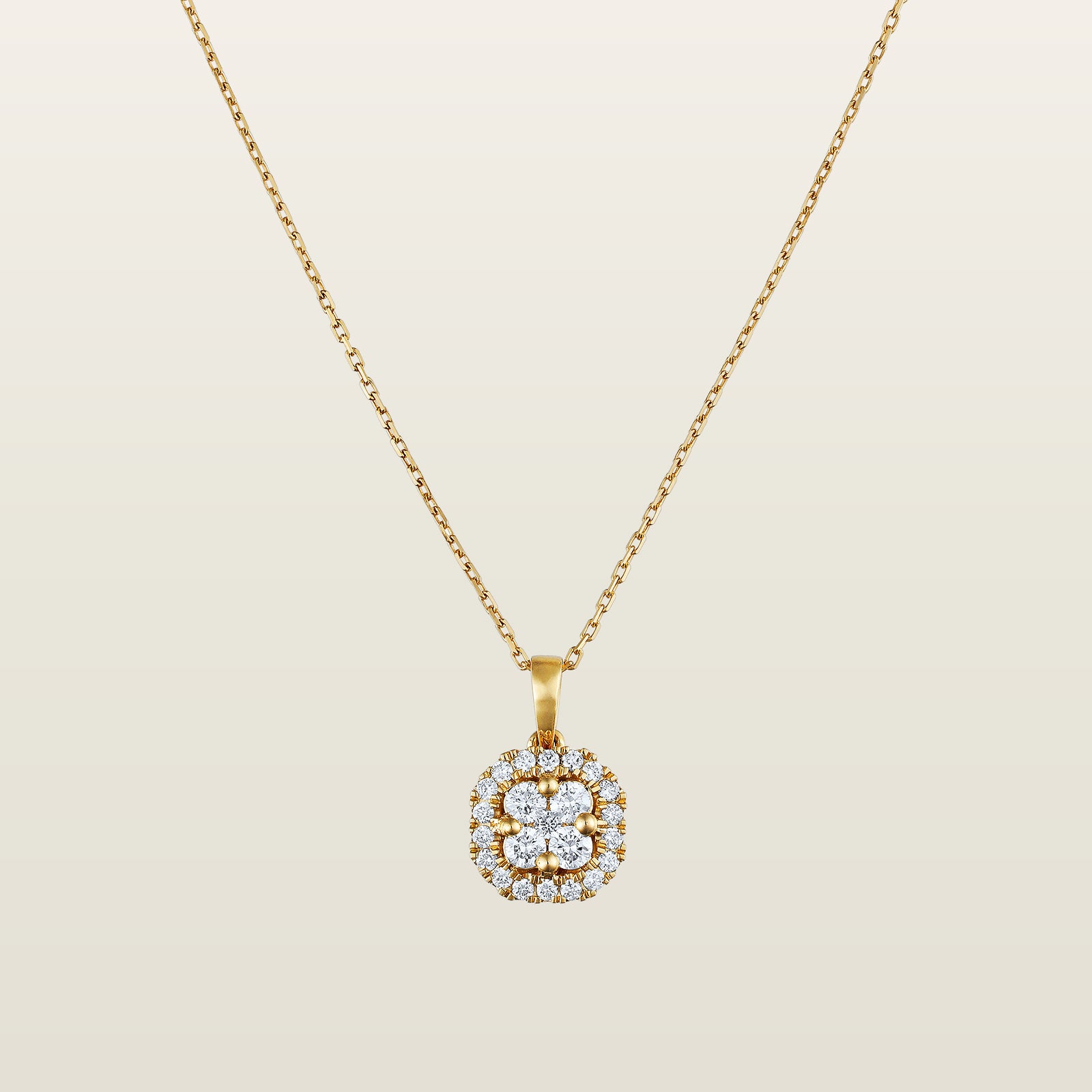 MultidiamantsPendentif, or, diamant - BEH