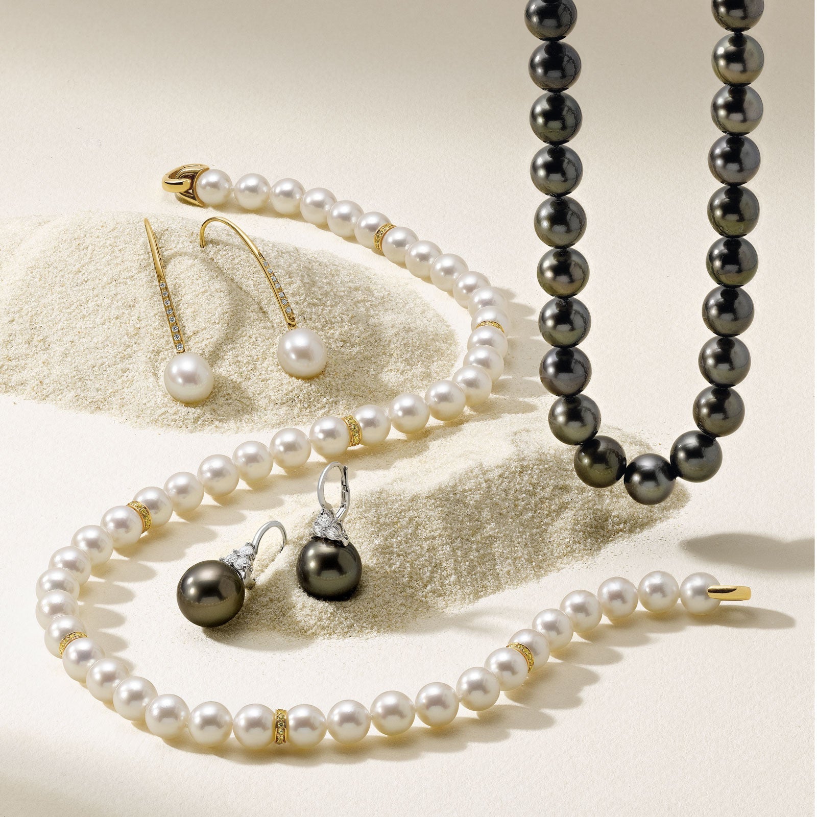 Perles de TahitiCollier, perles de Tahiti - PO