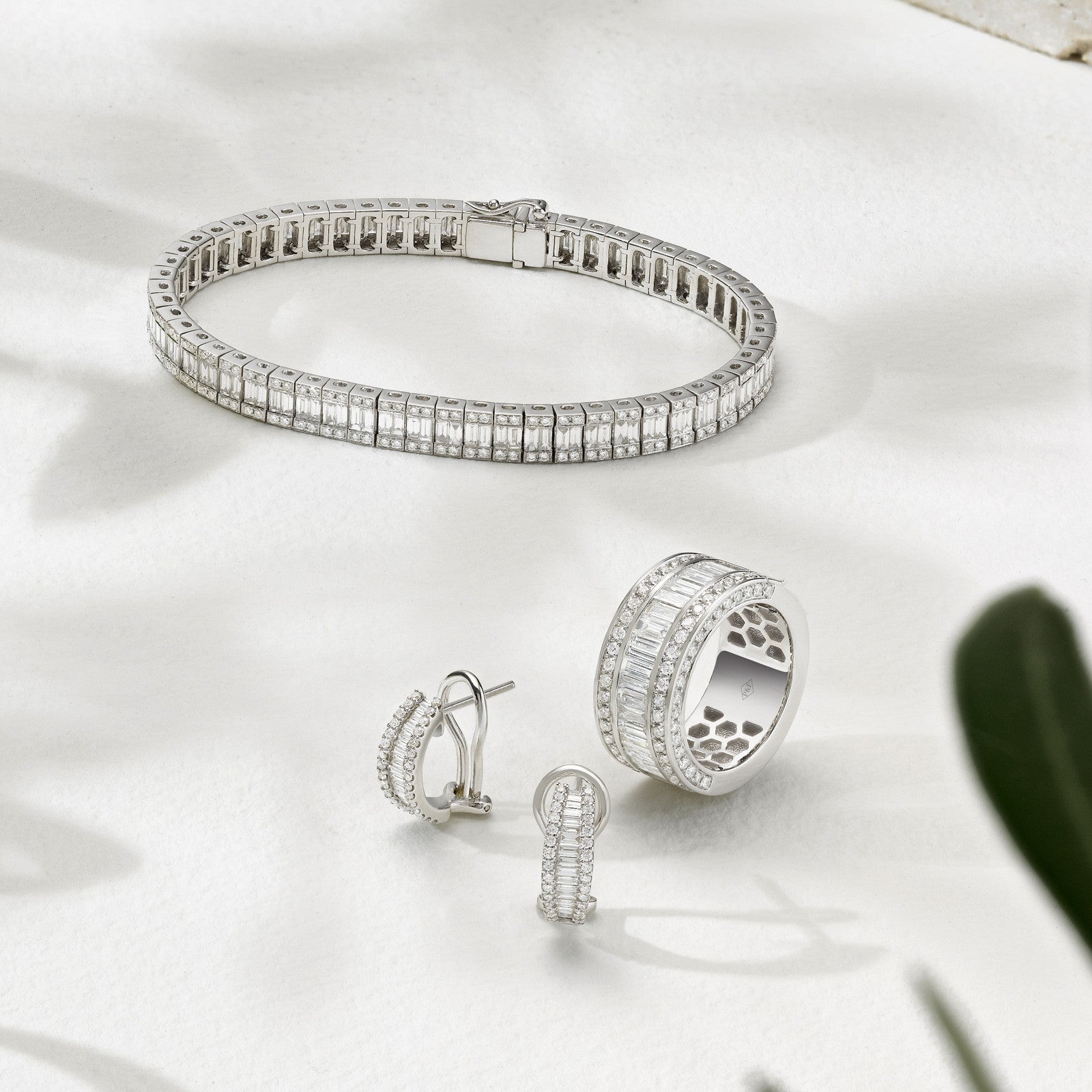 CassiopéeBracelet, or blanc, diamants - VEND