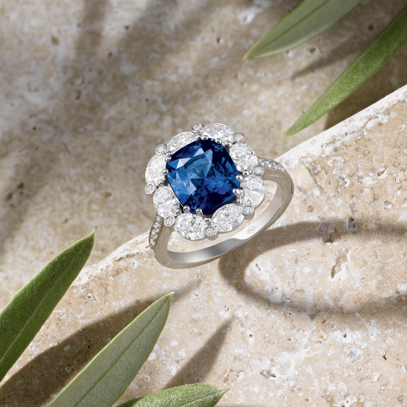 DianaBague, or, saphir, diamants - PF