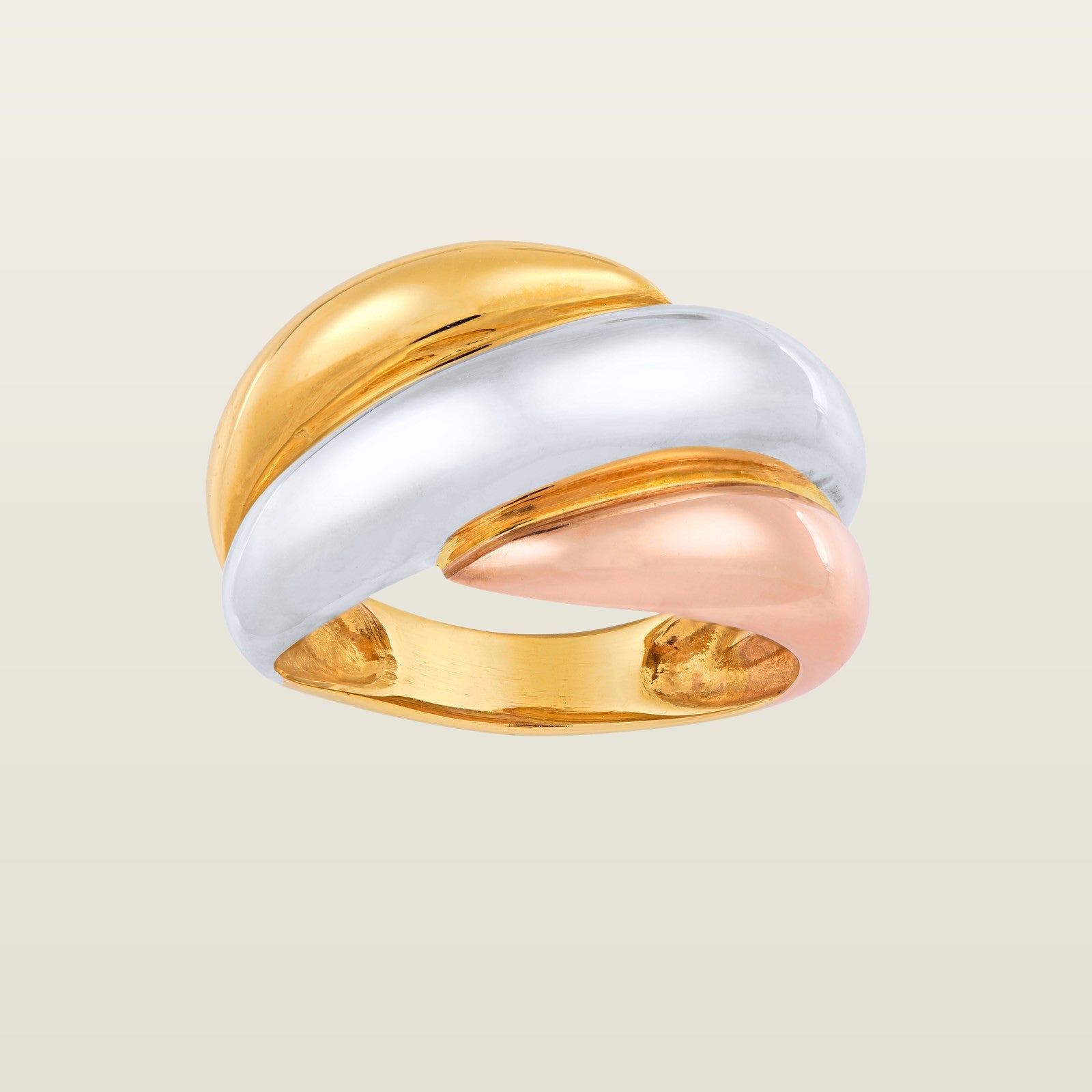 GodronBague, or jaune, or blanc, or rose - MR