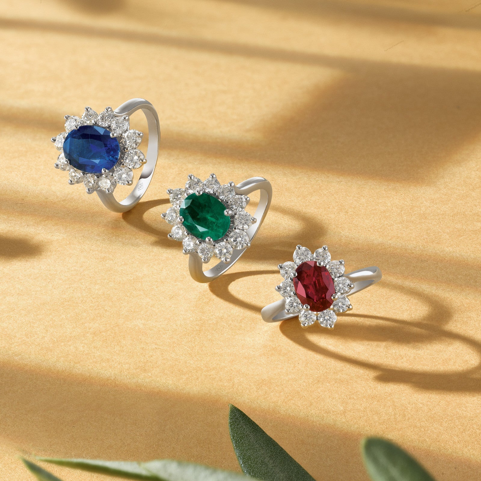 HéritageBague, or, saphir, diamants  - PF