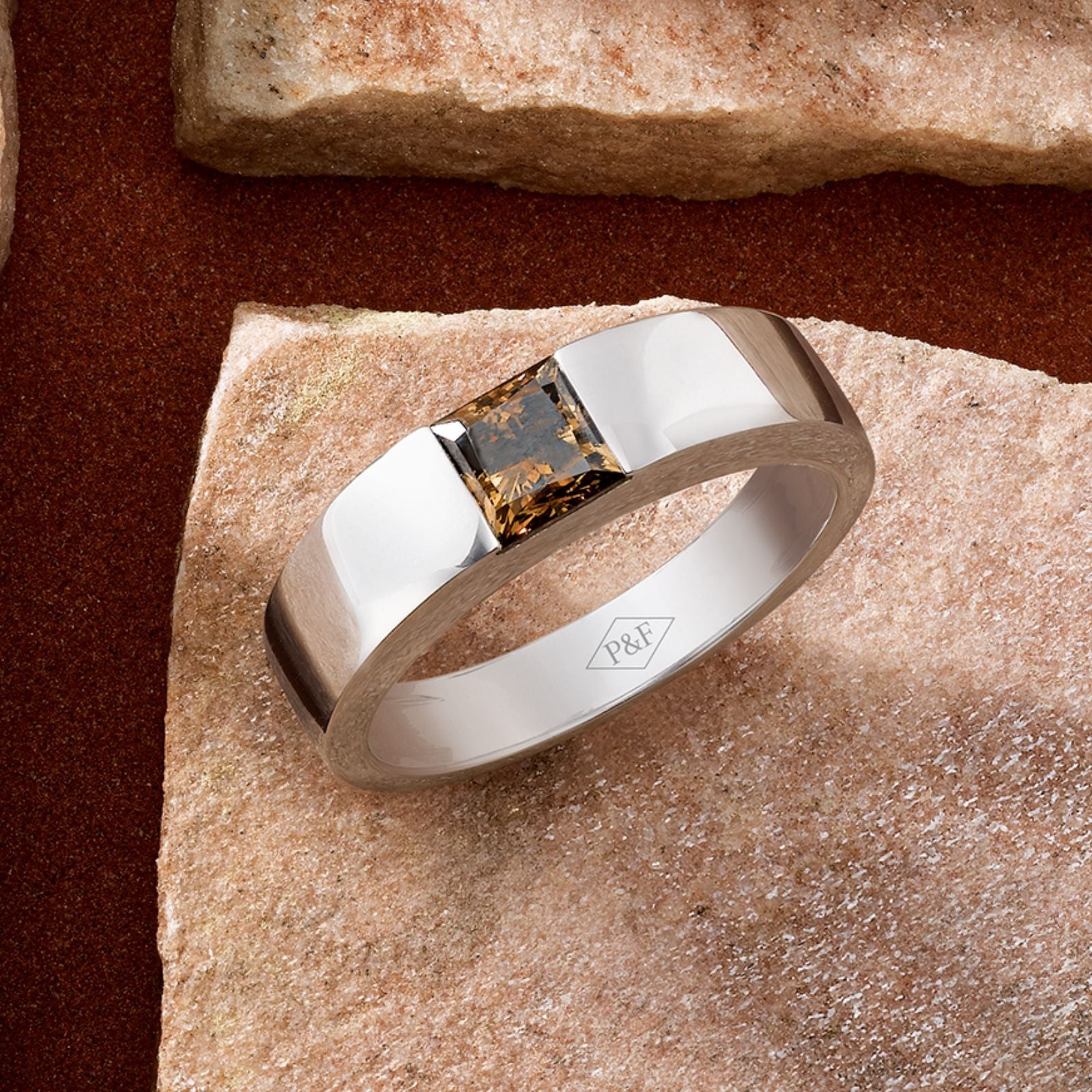 Ruban diamant cognac - PF