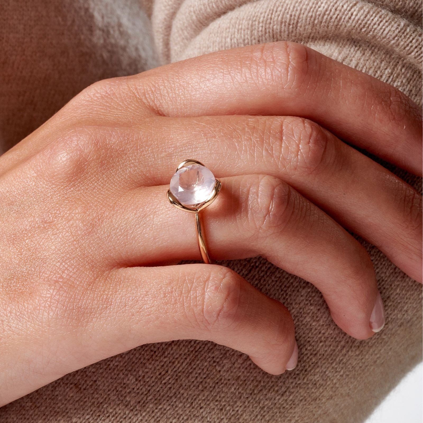 RosaBague, or rose, quartz rose - TPO