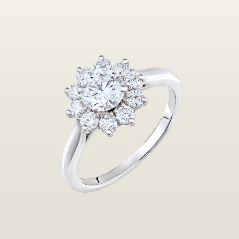 HéritageSolitaire, or, diamant taille brillant, diamants - PF