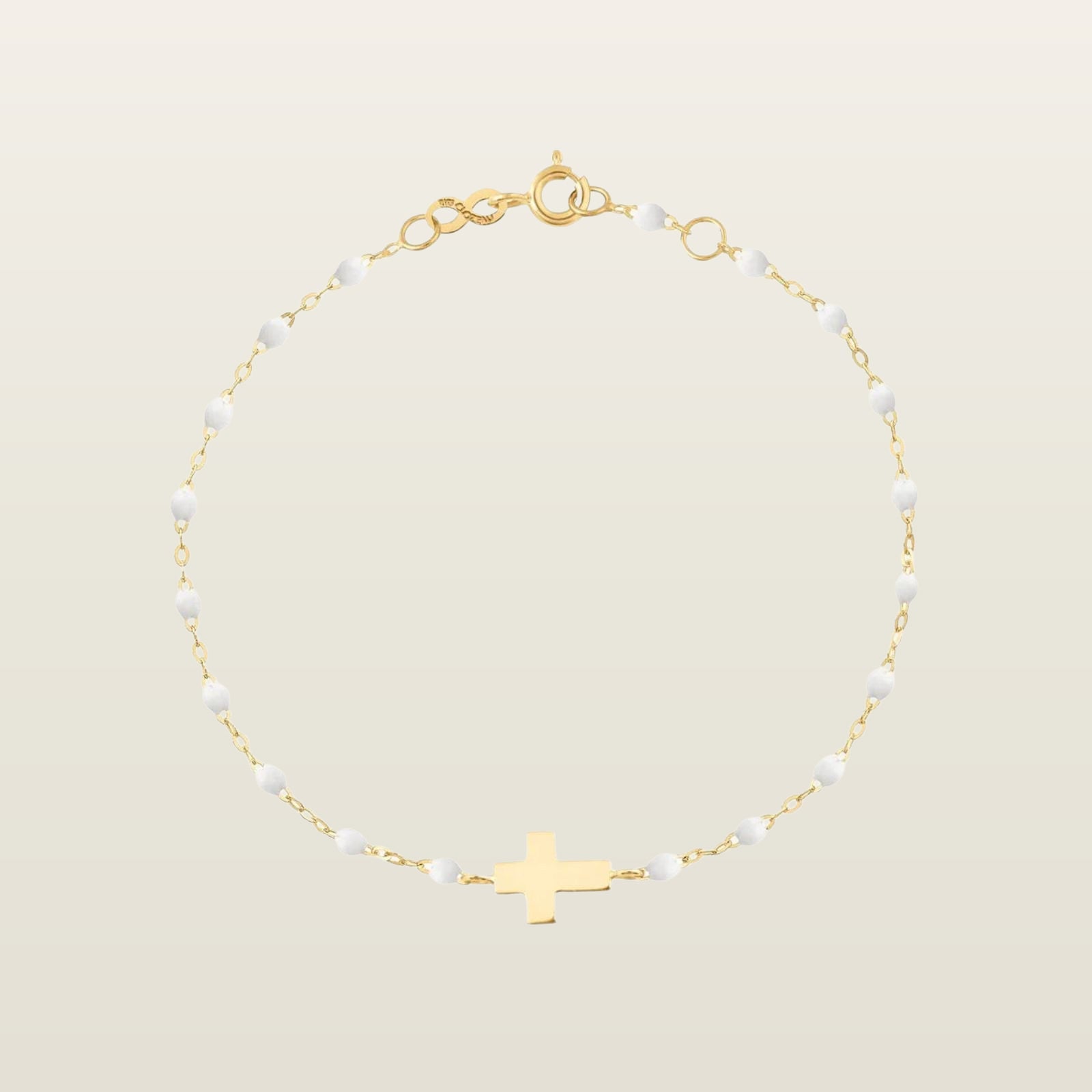 Madone croixBracelet, Gigi Clozeau, or, résine - GIGI