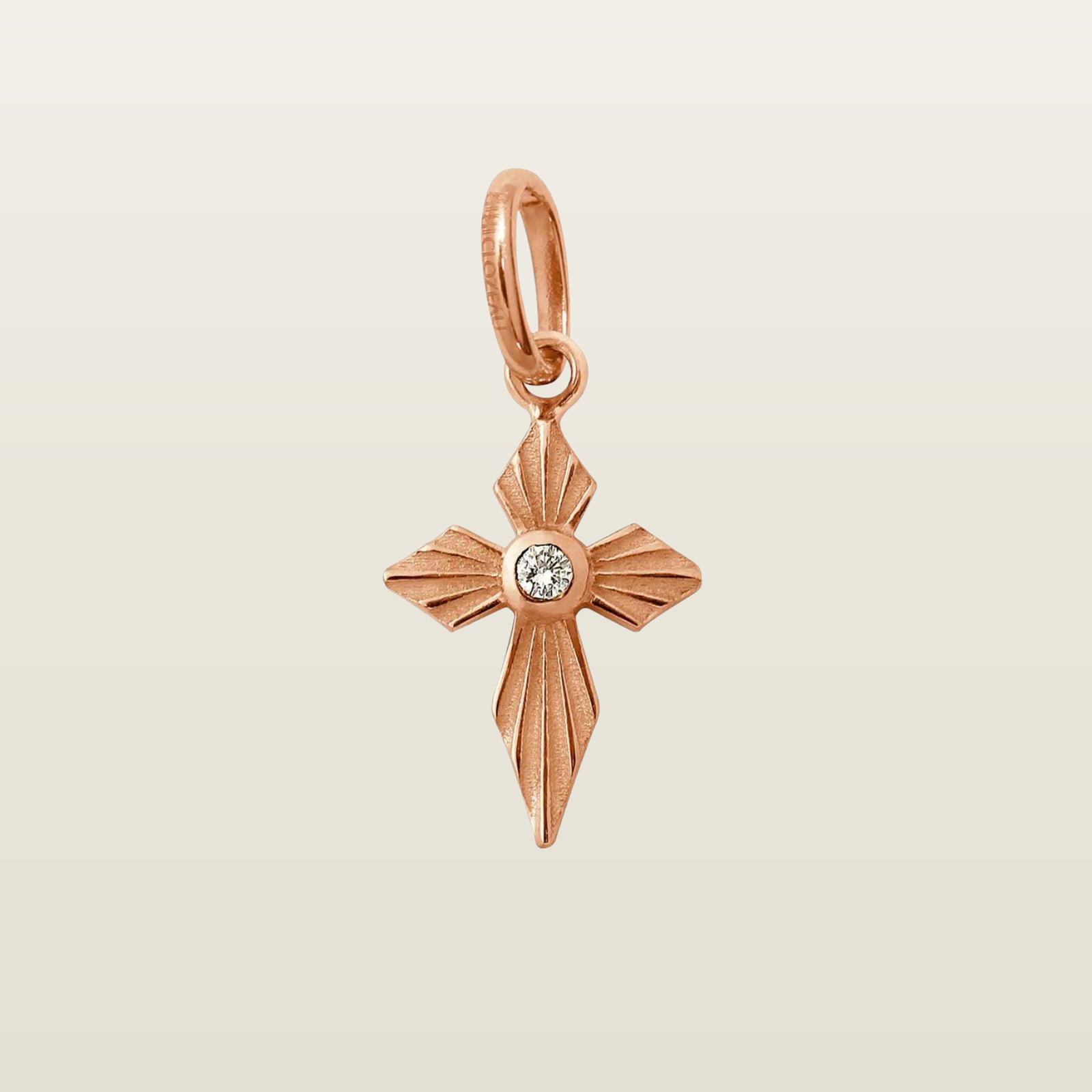 Croix lumièrePendentif, Gigi Clozeau, or, diamants - GIGI