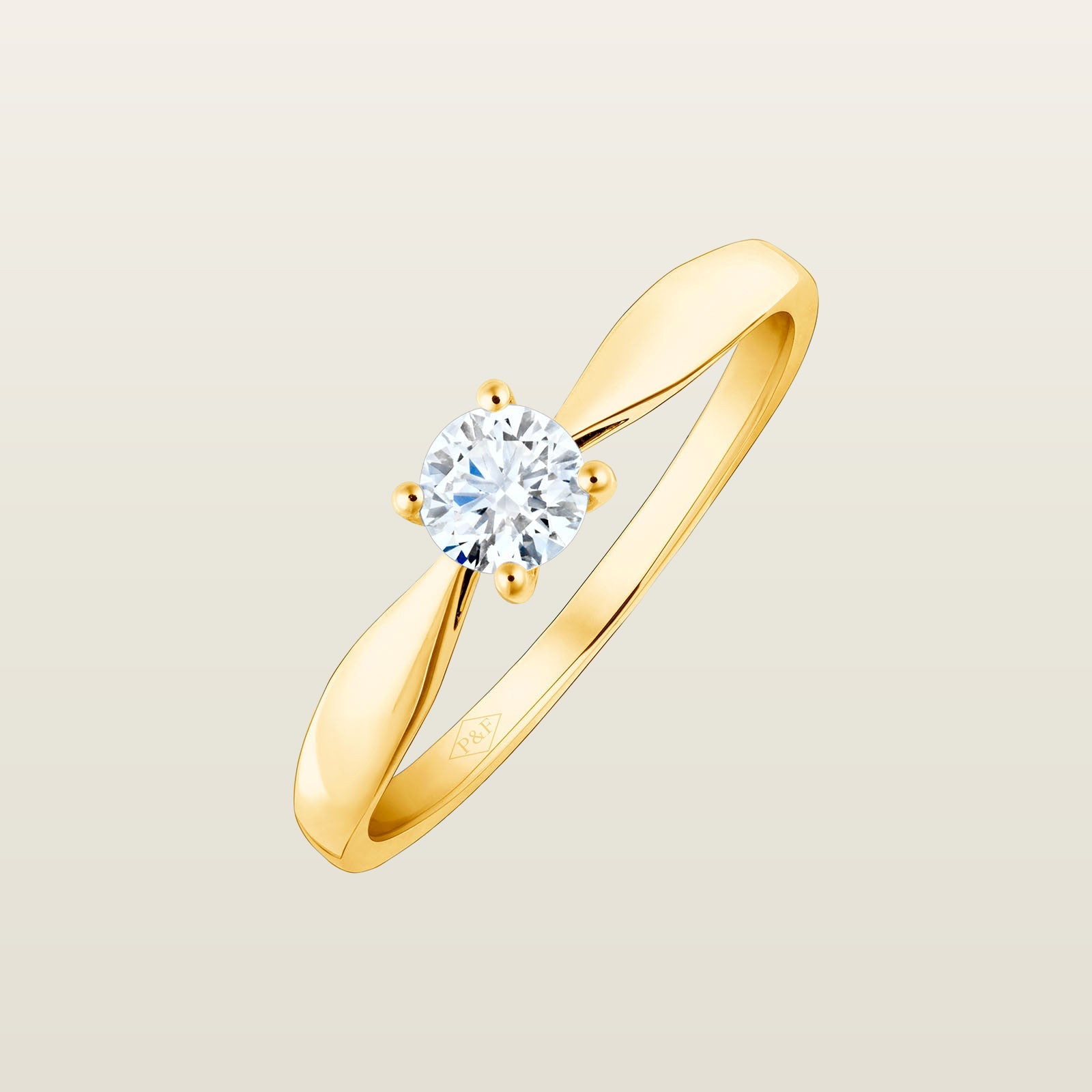 Baby Maïa 1840Solitaire, or, diamant taille brillant  - FAIR