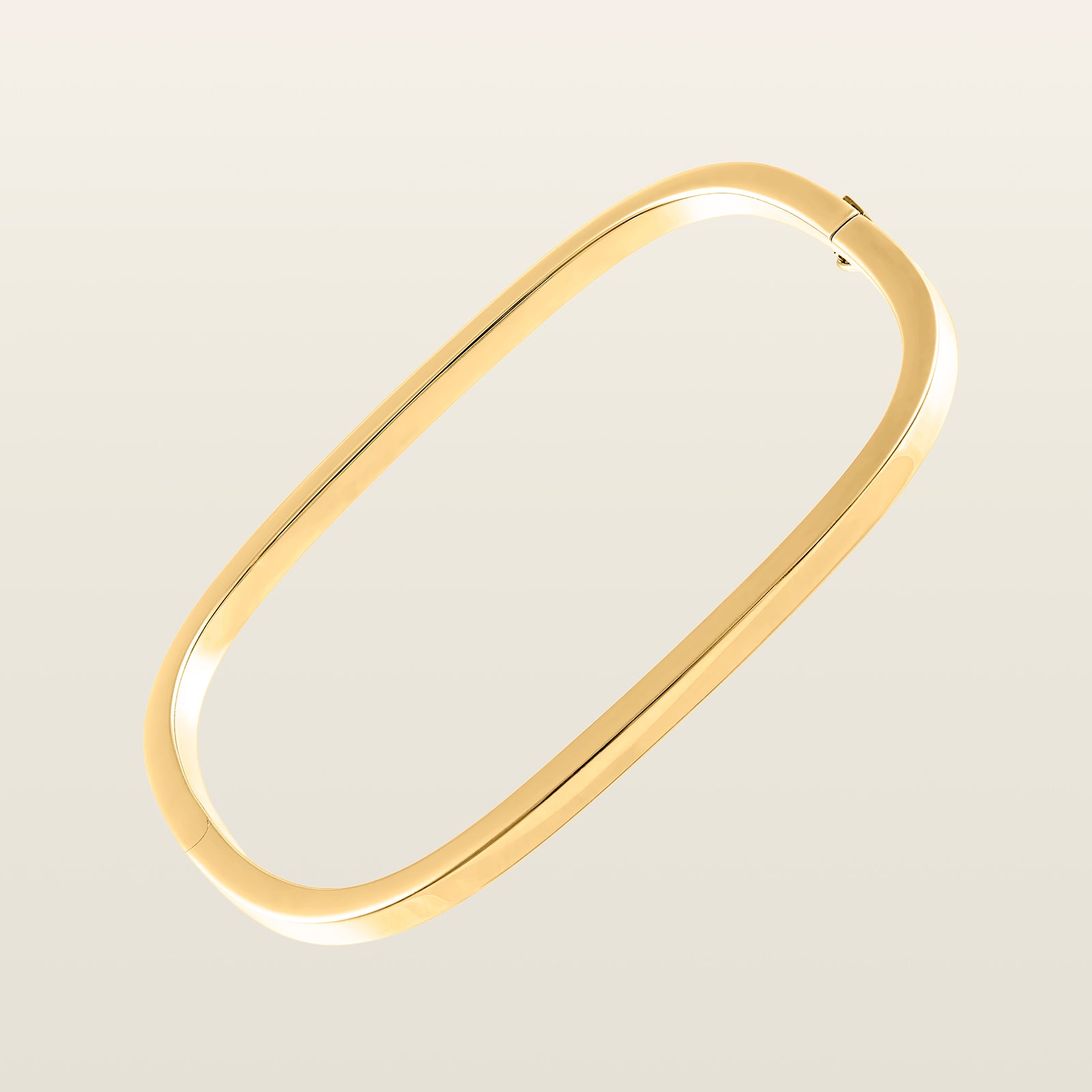 SquareBracelet jonc, or - SPE