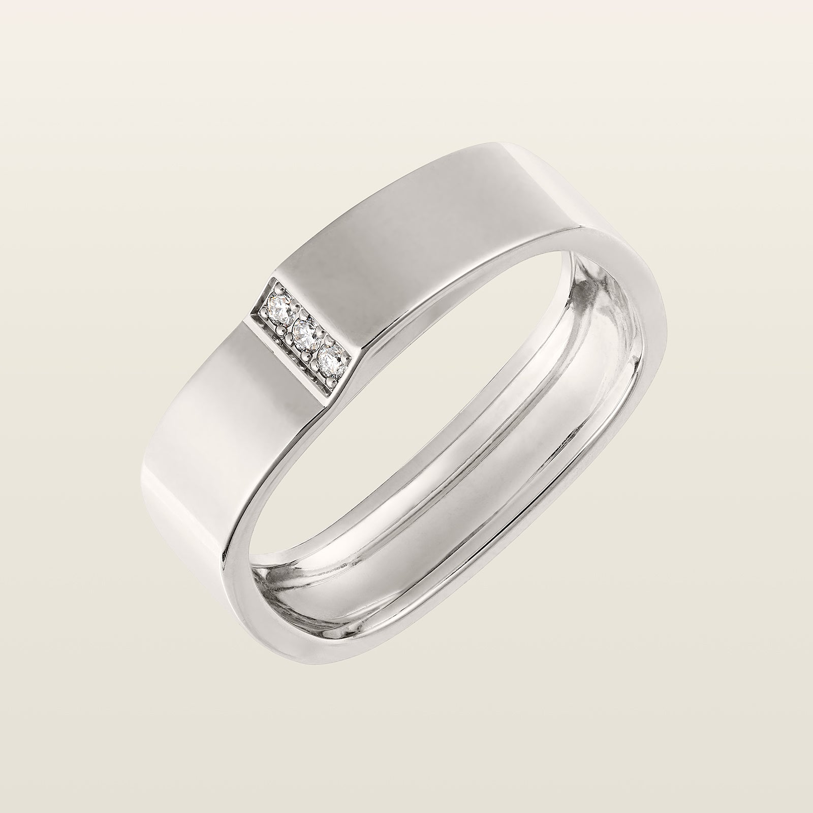 Bague homme diamants