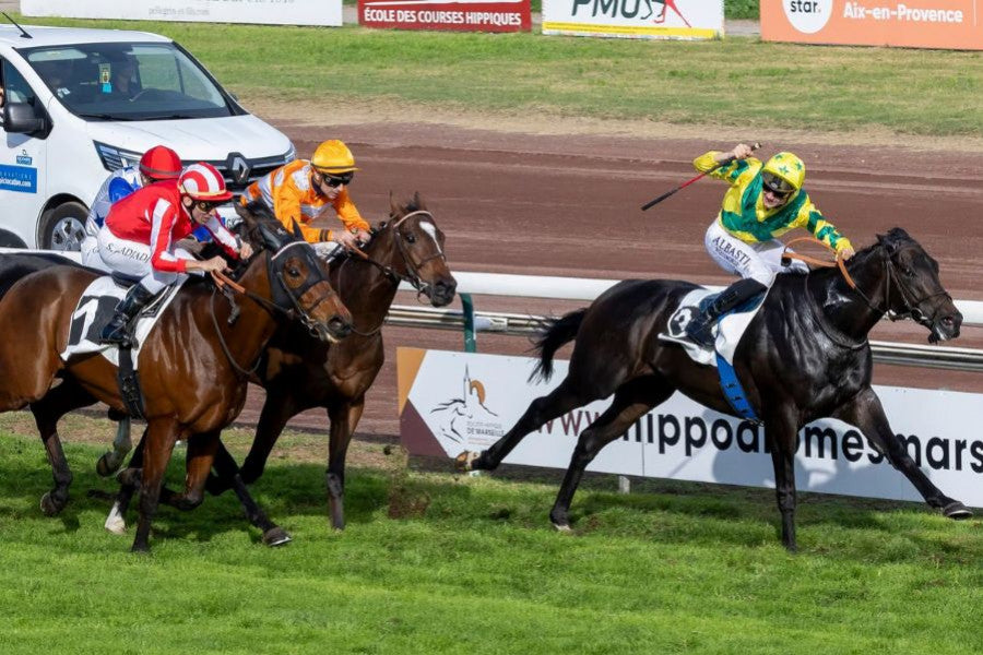 Grand Prix de Marseille Borély : Remise des trophées par Arnaud Pellegrin.