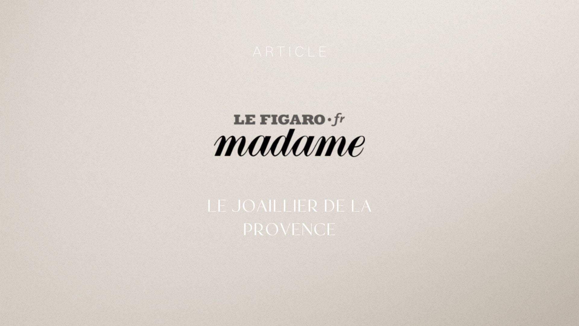 Ils parlent de nous MADAME FIGARO