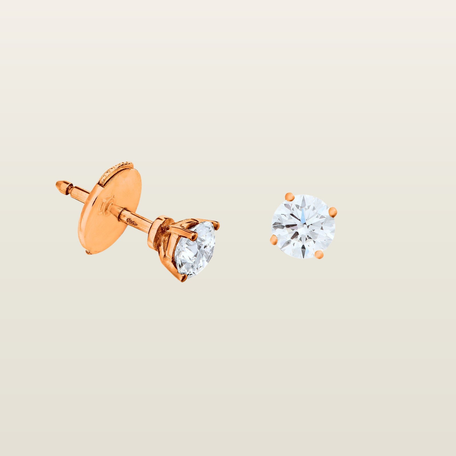 Maïa 1840Boucles d'oreilles, or, diamant - SFM