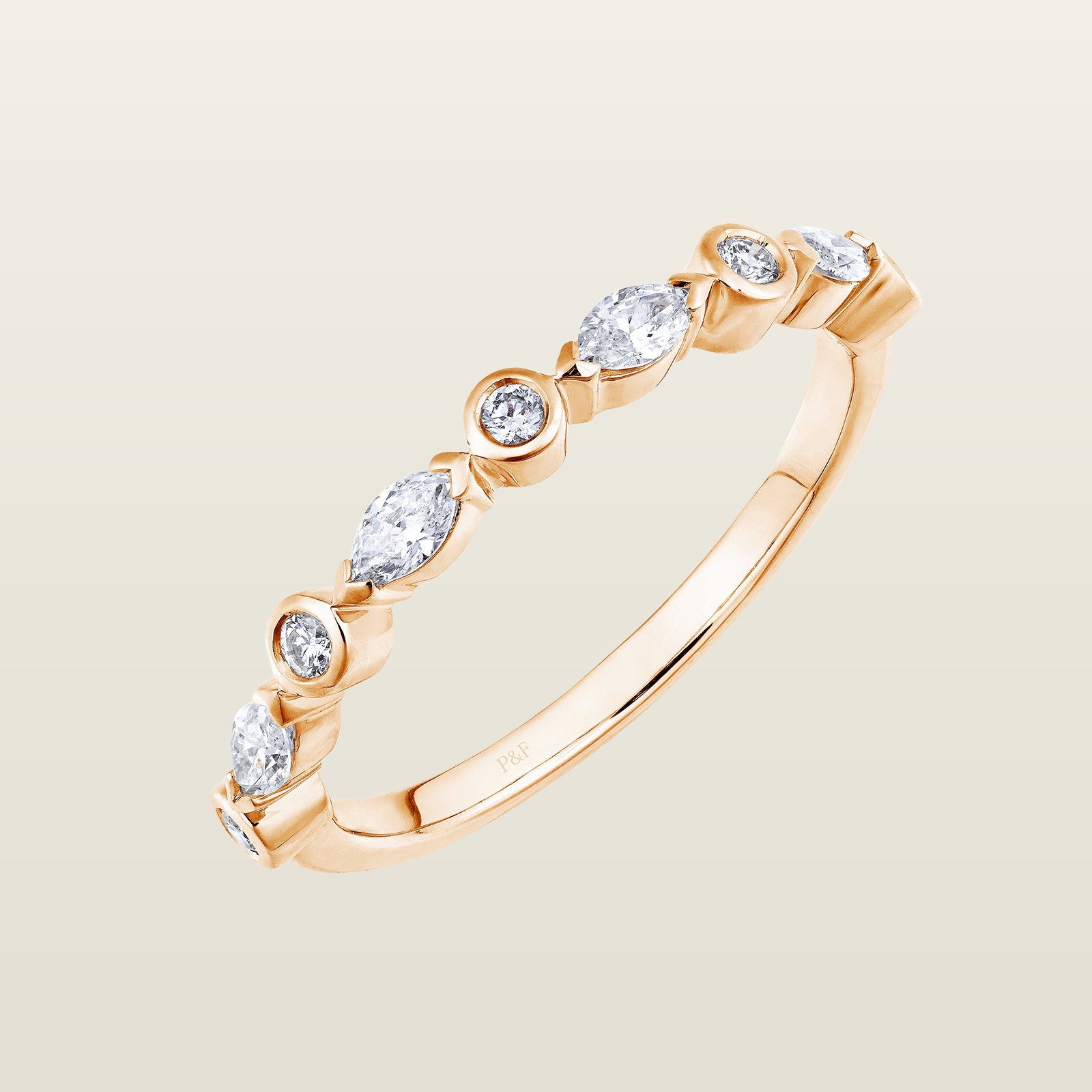 PromenadeAlliance, or, diamants taille marquise, diamants taille brillant - TPO