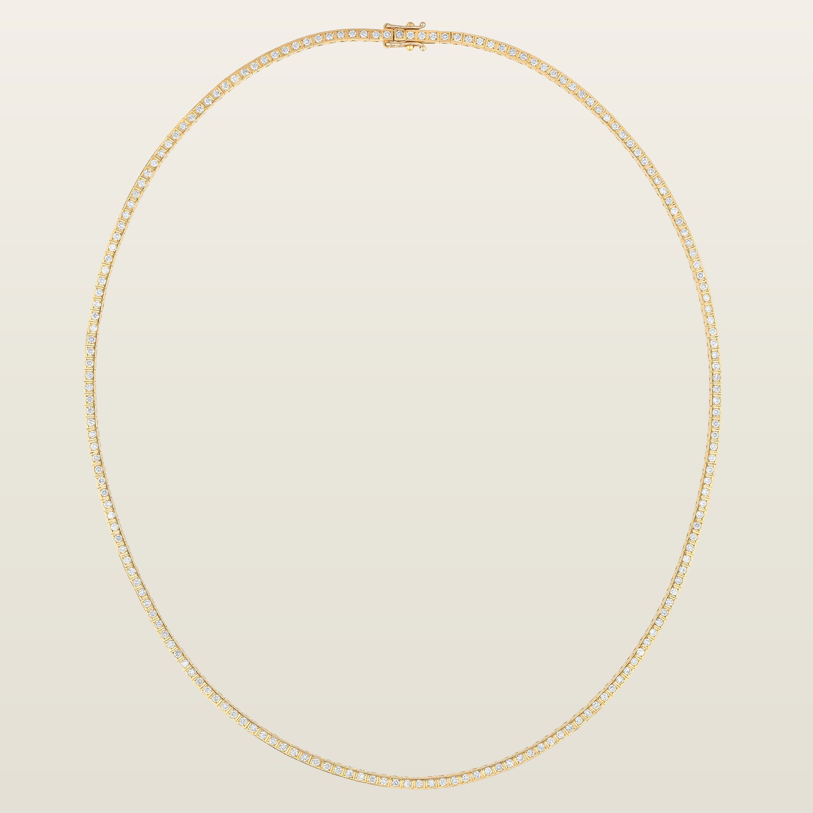 MiroirCollier rivière, or, diamants - PACE