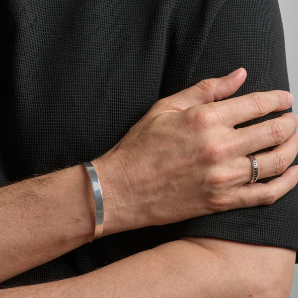 Jonc ouvert hommeBracelet, argent  - HE