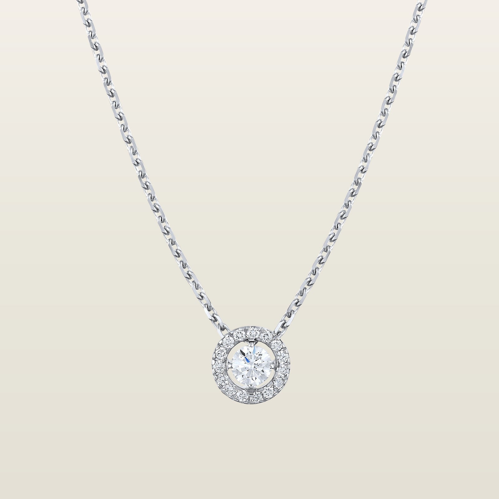 ÉlisaPendentif, or, diamants - SFM