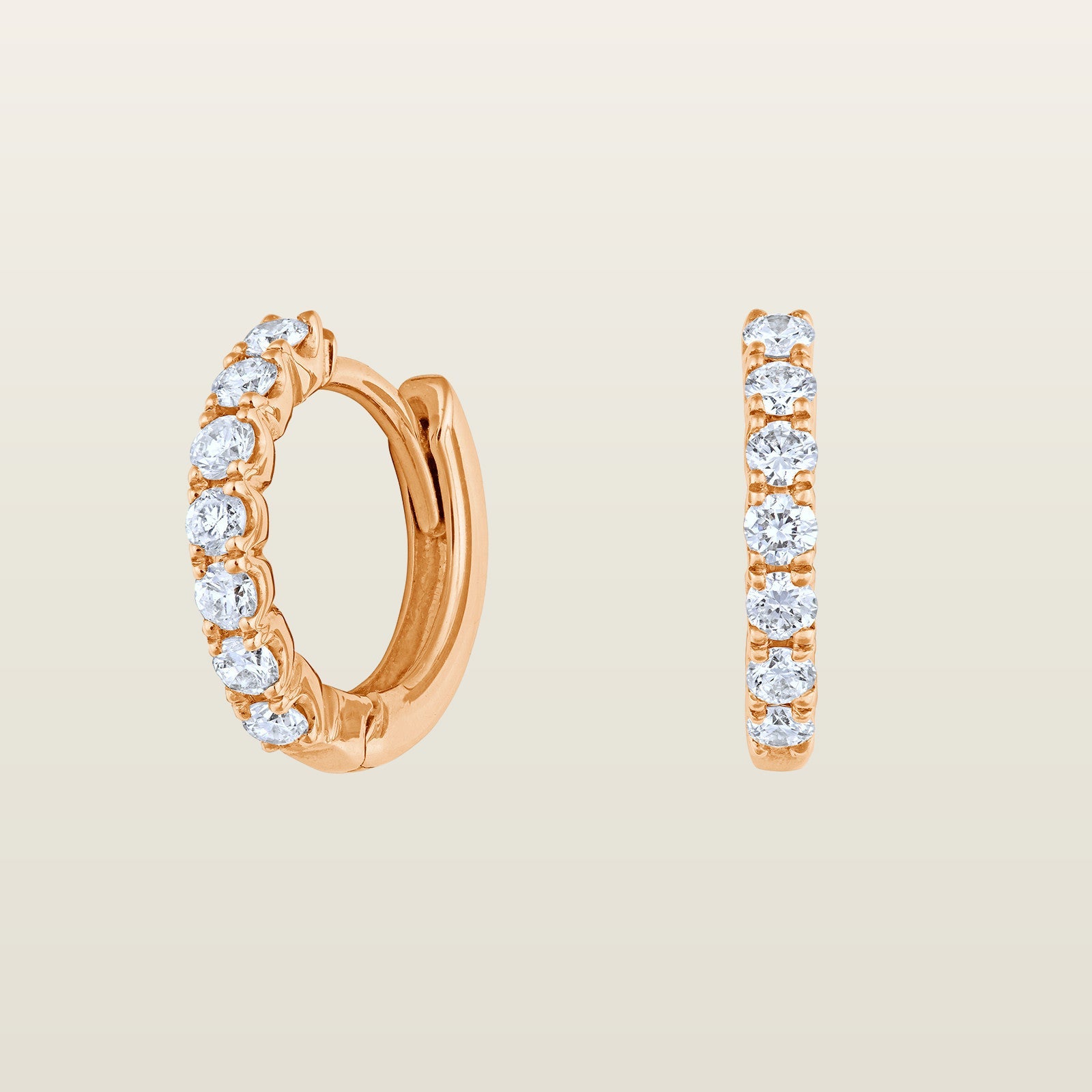 LiviaBoucles d'oreilles, or, diamants  - TPO