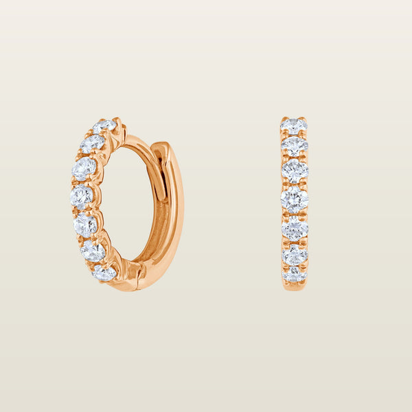 LiviaBoucles d'oreilles, or, diamants  - TPO