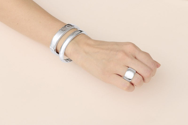 Bague Demi joncBague, argent  - HE