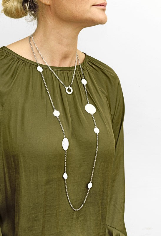 Collier CerclesCollier, argent - HE