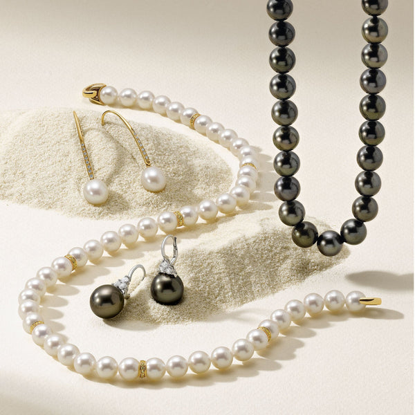 Perles de TahitiCollier, perles de Tahiti - PO