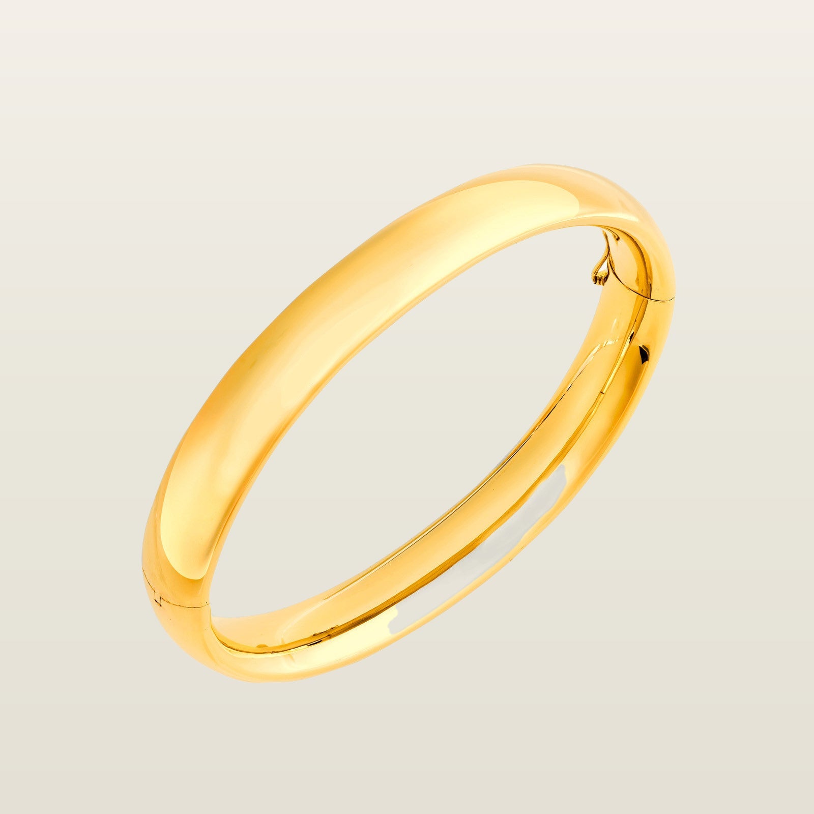 Jonc Ouvrant ovale bombé