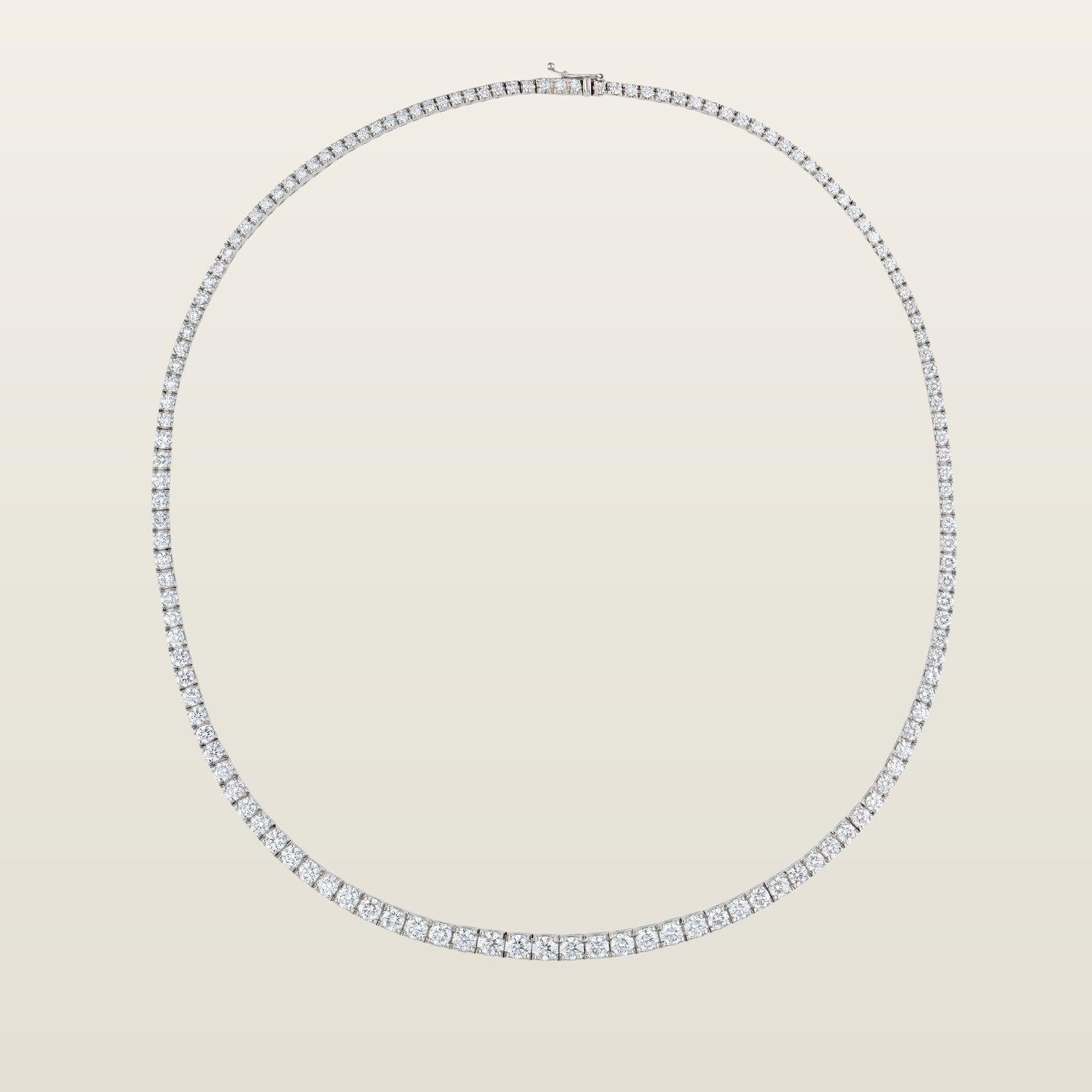 RivieraCollier, or blanc, diamants - MIL