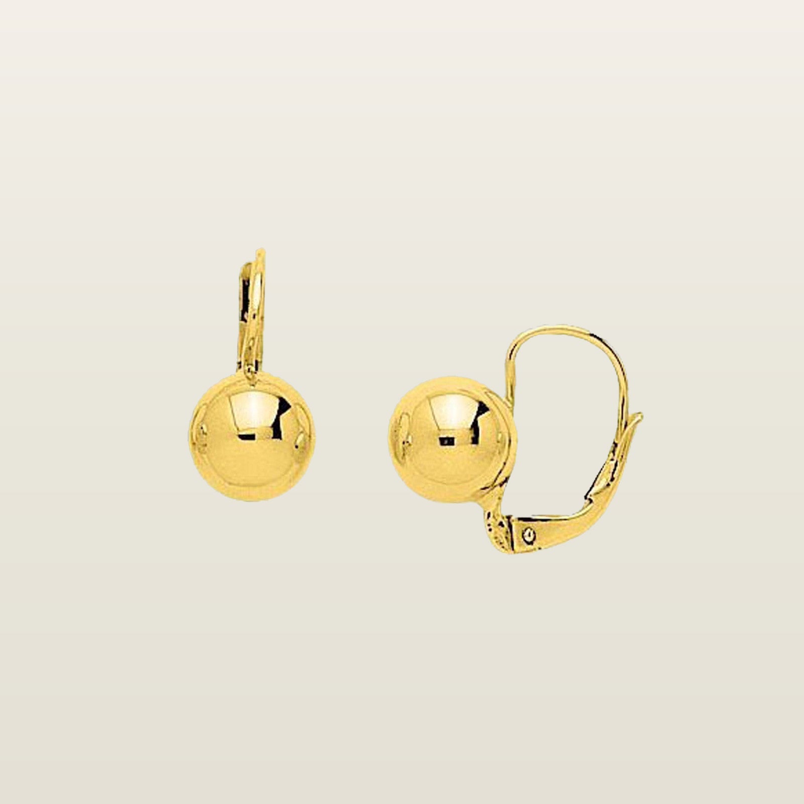 Dormeuses Boules MarseillaisesBoucles d'oreilles, or jaune - MR