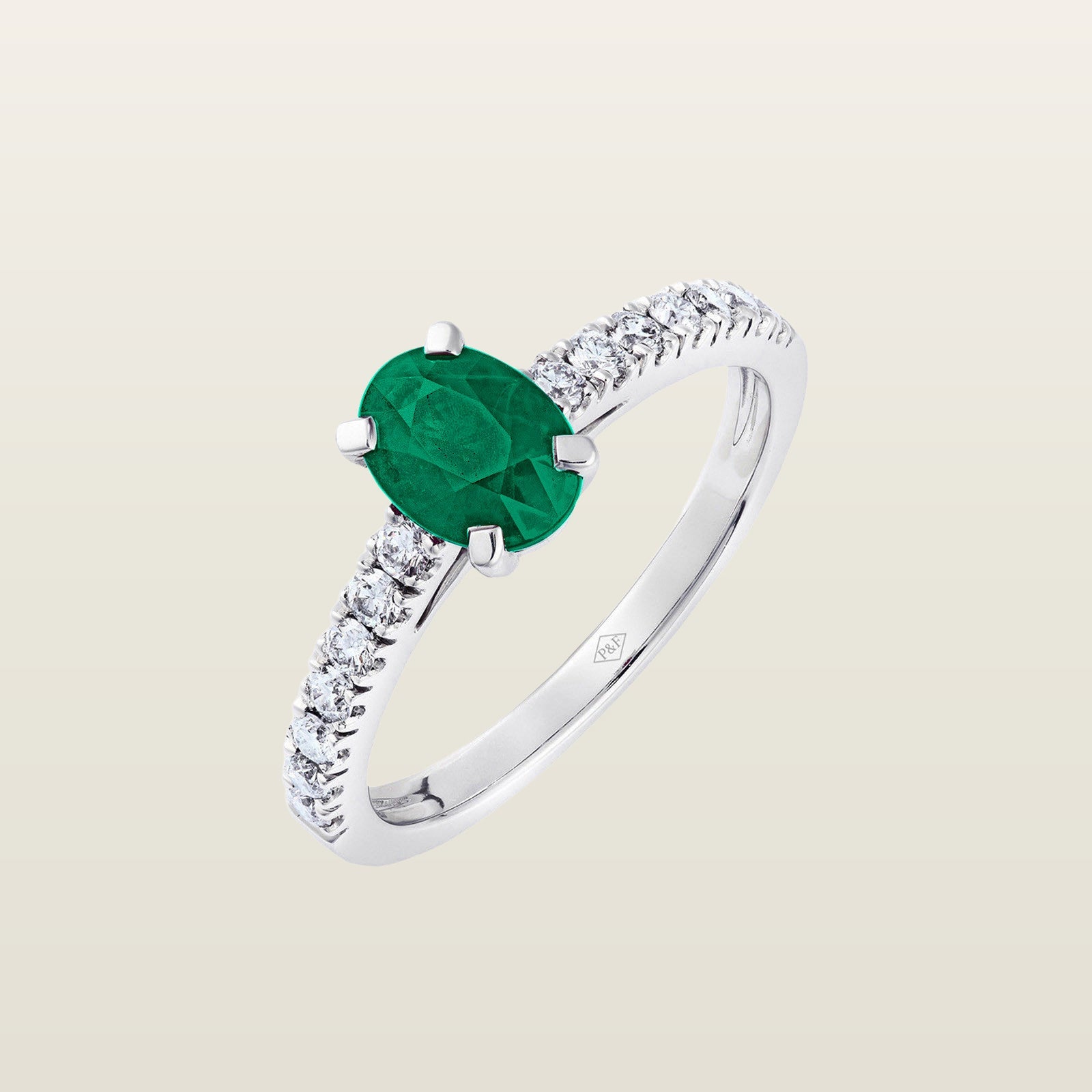 Bague Délice saphir vert
