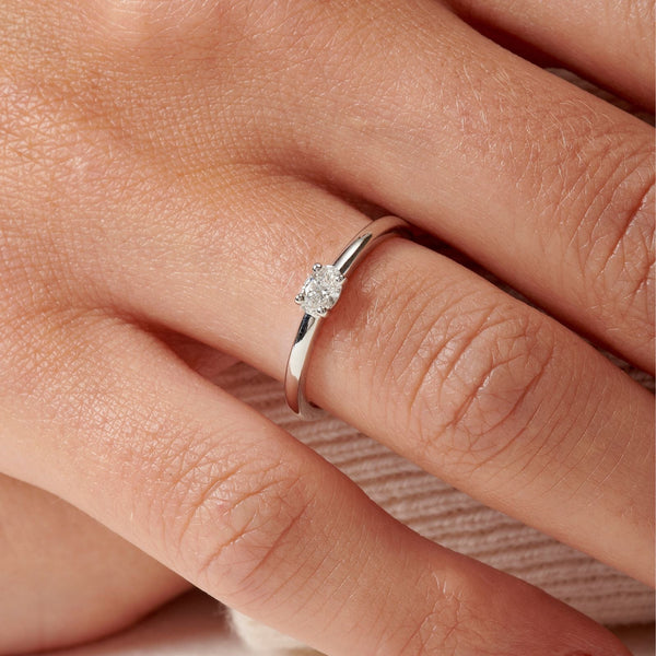 CandyBague, or, diamant taille ovale  - PF