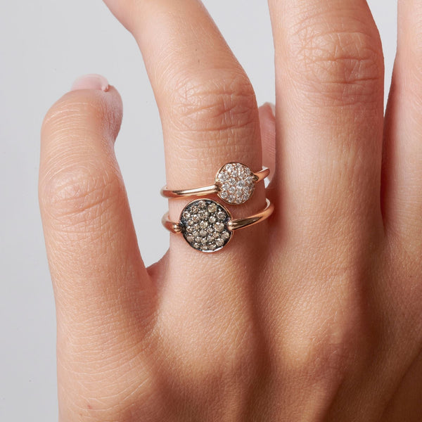 CharmsBague, or rose, diamants - NM