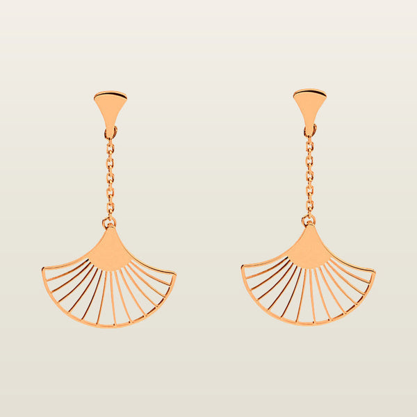 Ginkgo BilobaBoucles d'oreilles, or - MR
