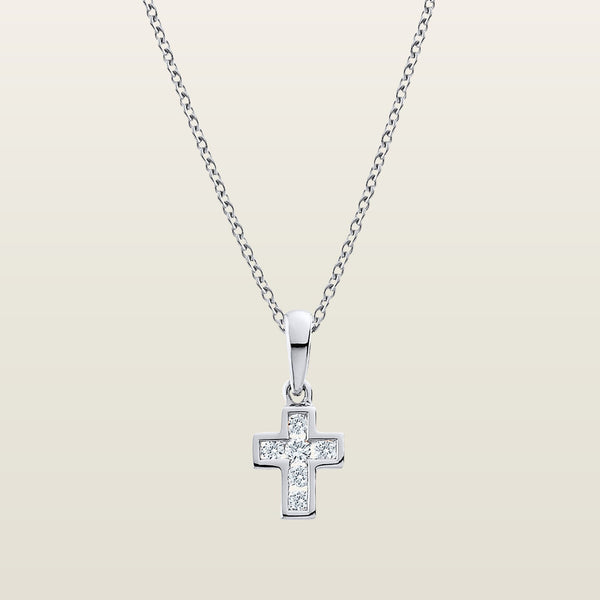 Pendentif CroixPendentif, or, diamants - TPO