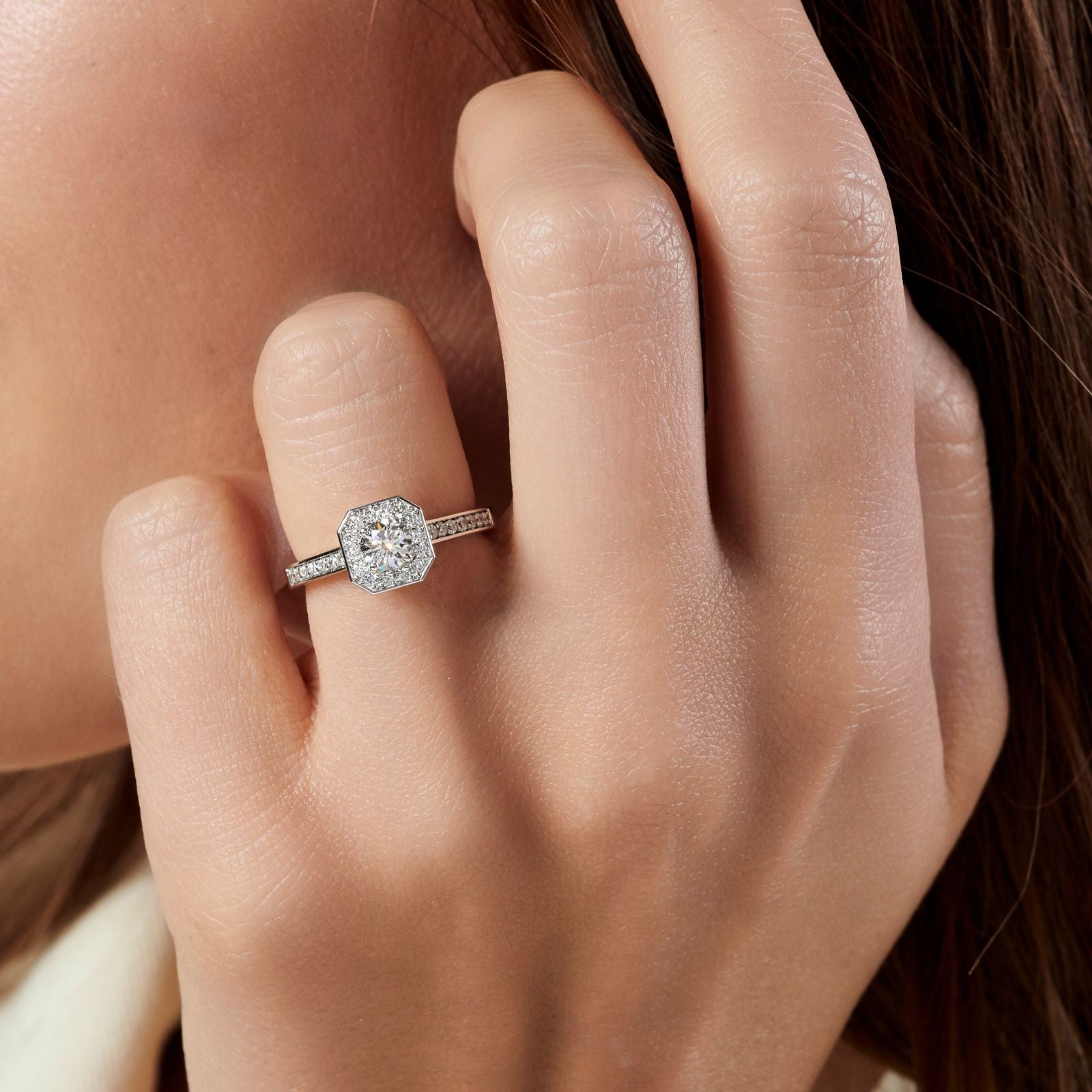 VendômeSolitaire, or, diamant taille brillant, diamants - PF