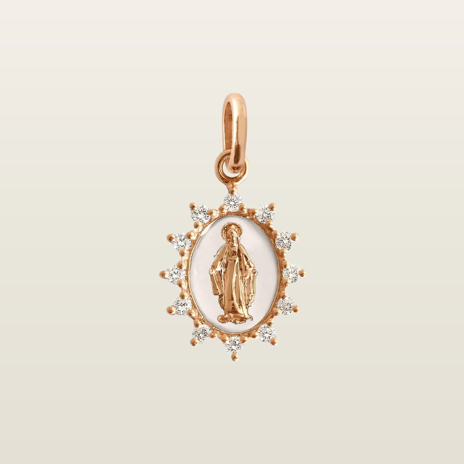 Madone SuprêmePendentif, Gigi Clozeau, or, résine - GIGI