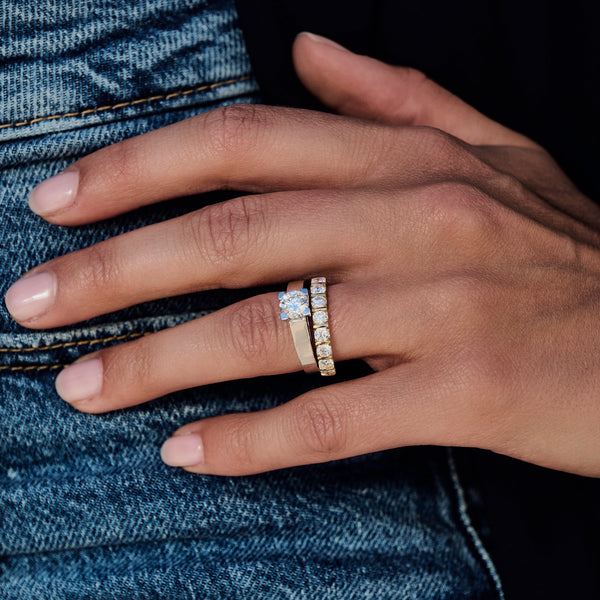 Livia serti barretteAlliance, or, diamants  - Pellegrin