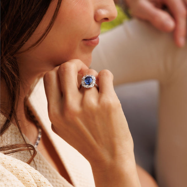 DianaBague, or, saphir, diamants - PF