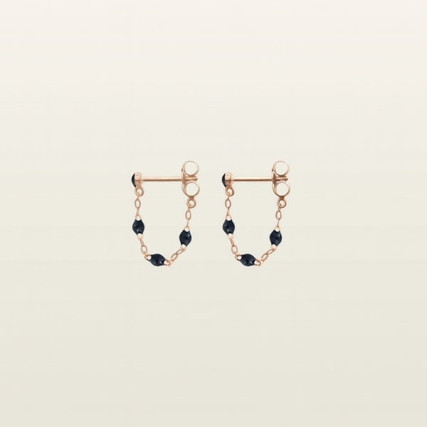 Gigi ClassiqueBoucles d'oreilles, or, résine - GIGI