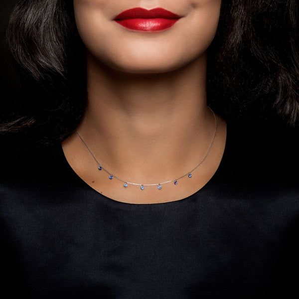 Confetti BleuCollier La Brune & La Blonde - LBB