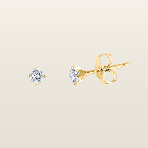 Maïa 1840Boucles d'oreilles, or, diamants - SFM