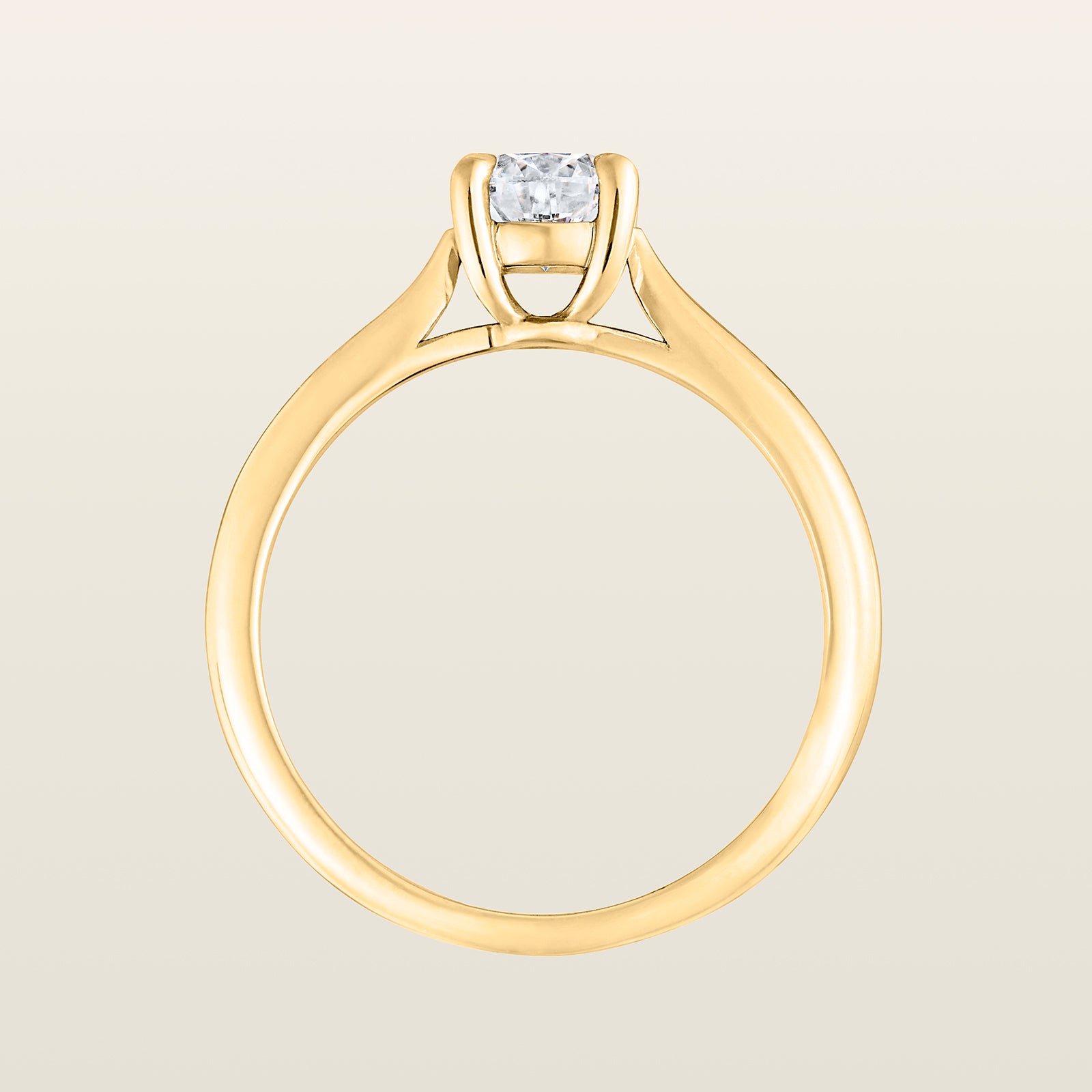 Maïa 1840Solitaire, or jaune, diamant - PF