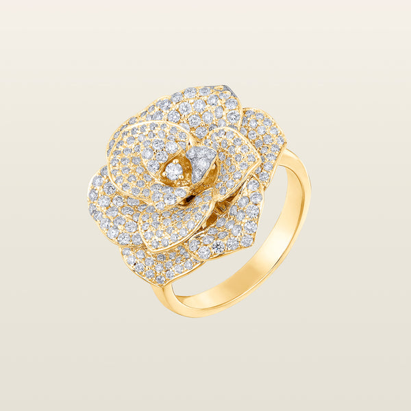 Mademoiselle fleurBague, or, diamants - VEND