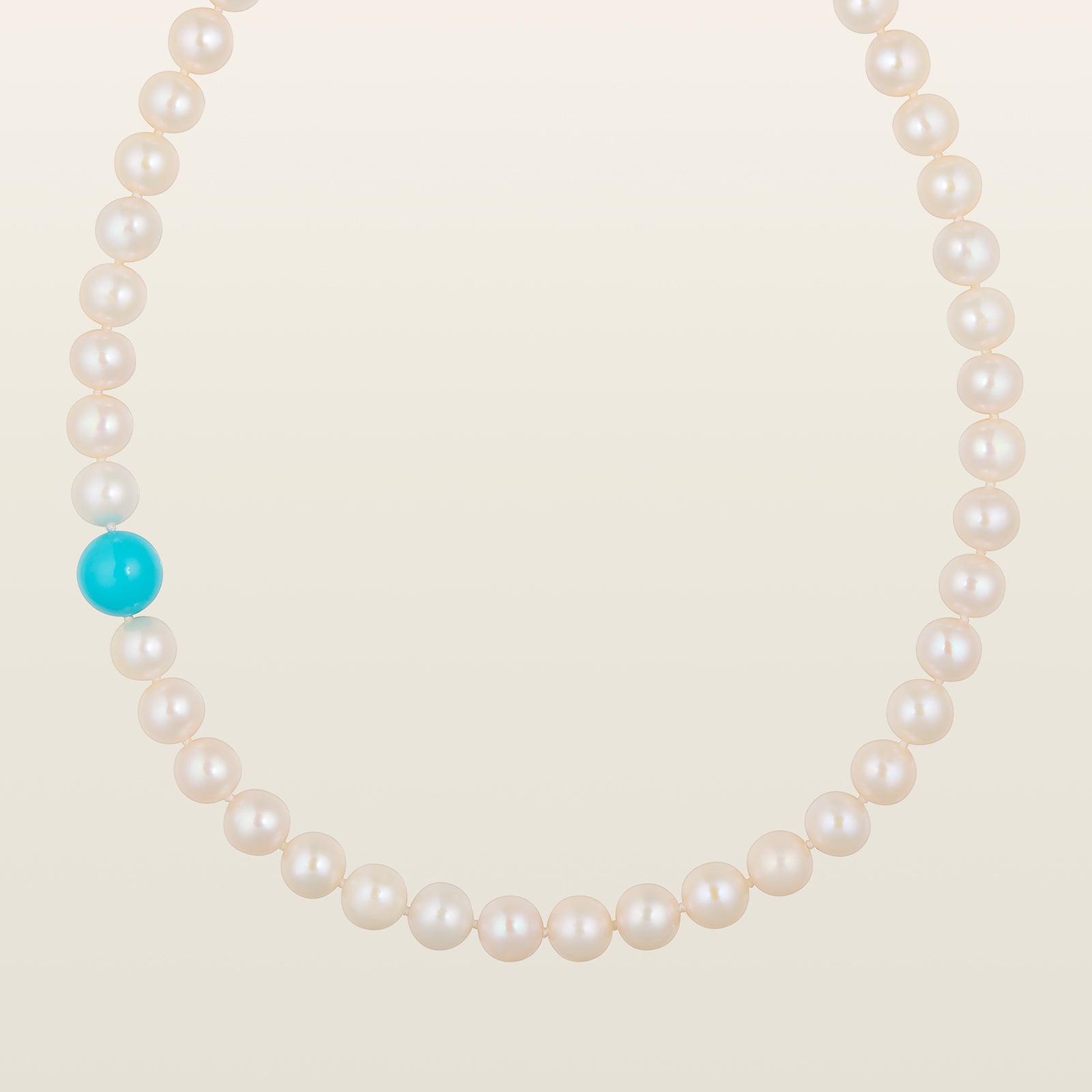 Collier de perles et turquoise