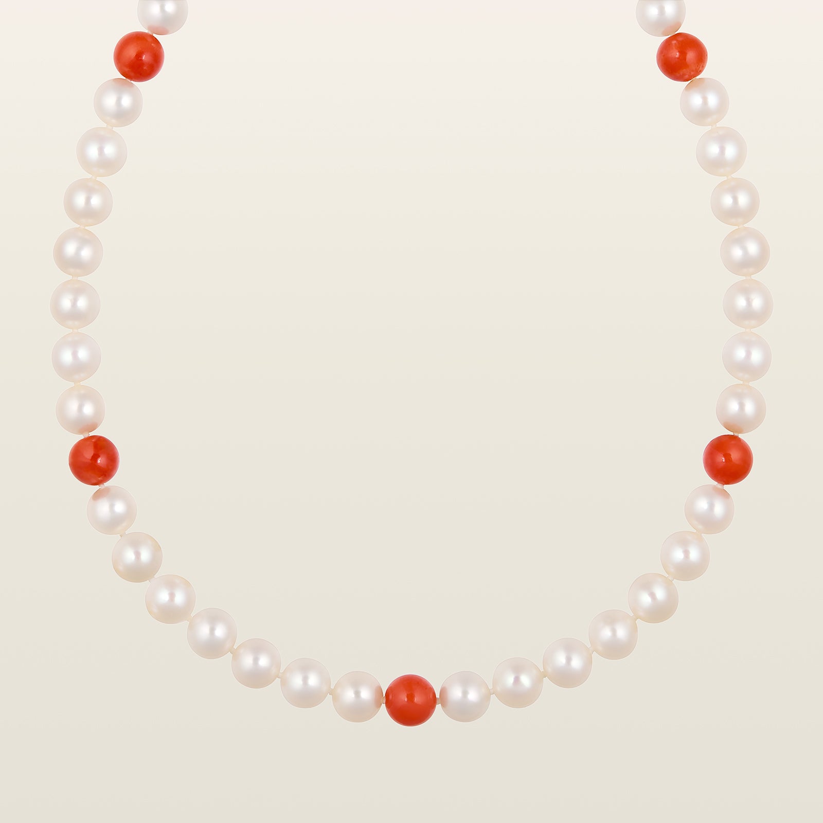 Collier perles et corails