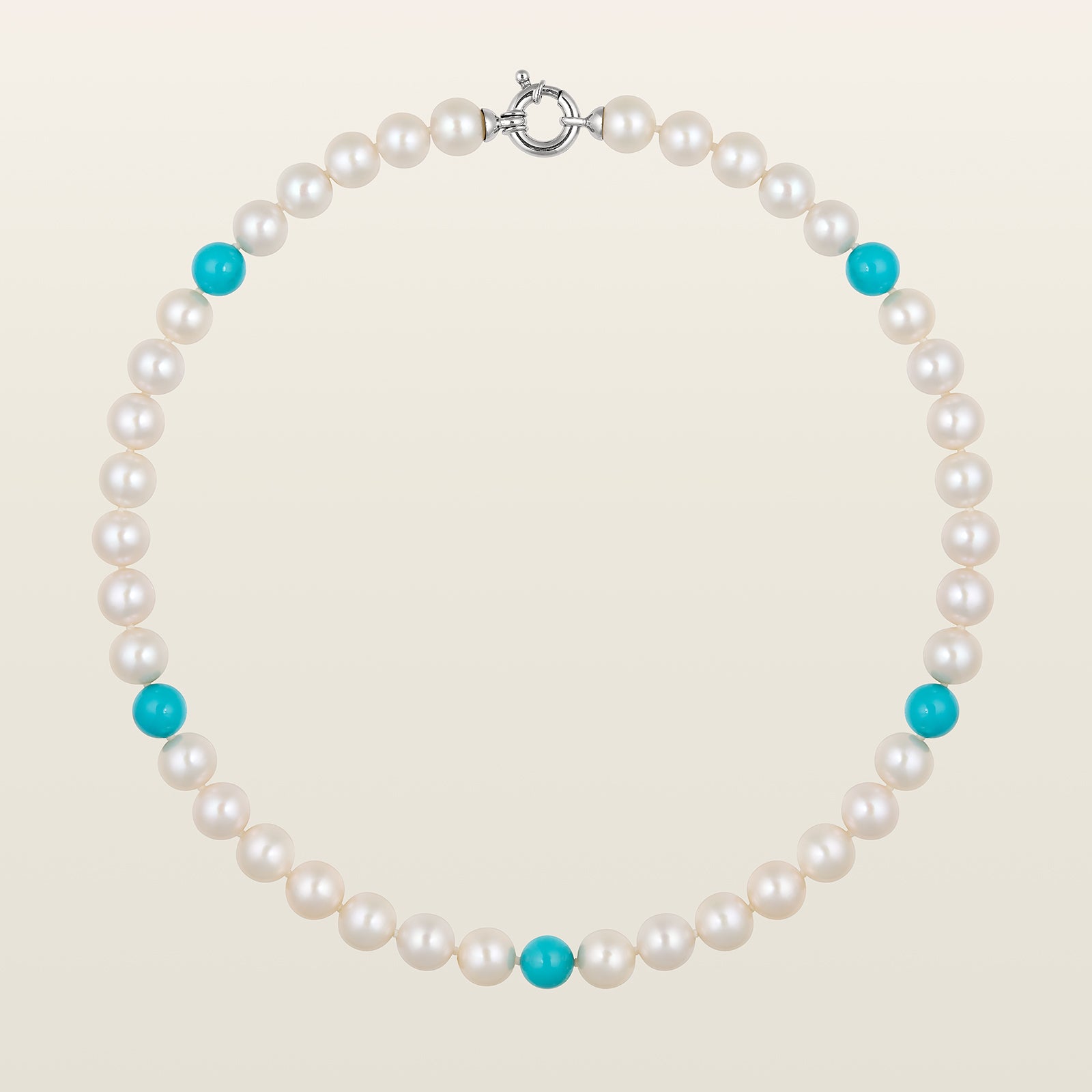Collier perles et turquoises