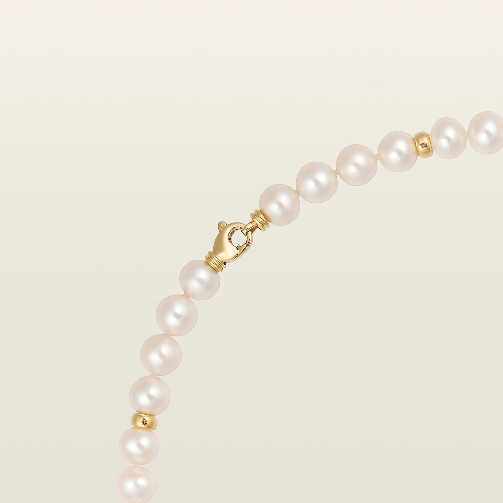 Collier perles et or